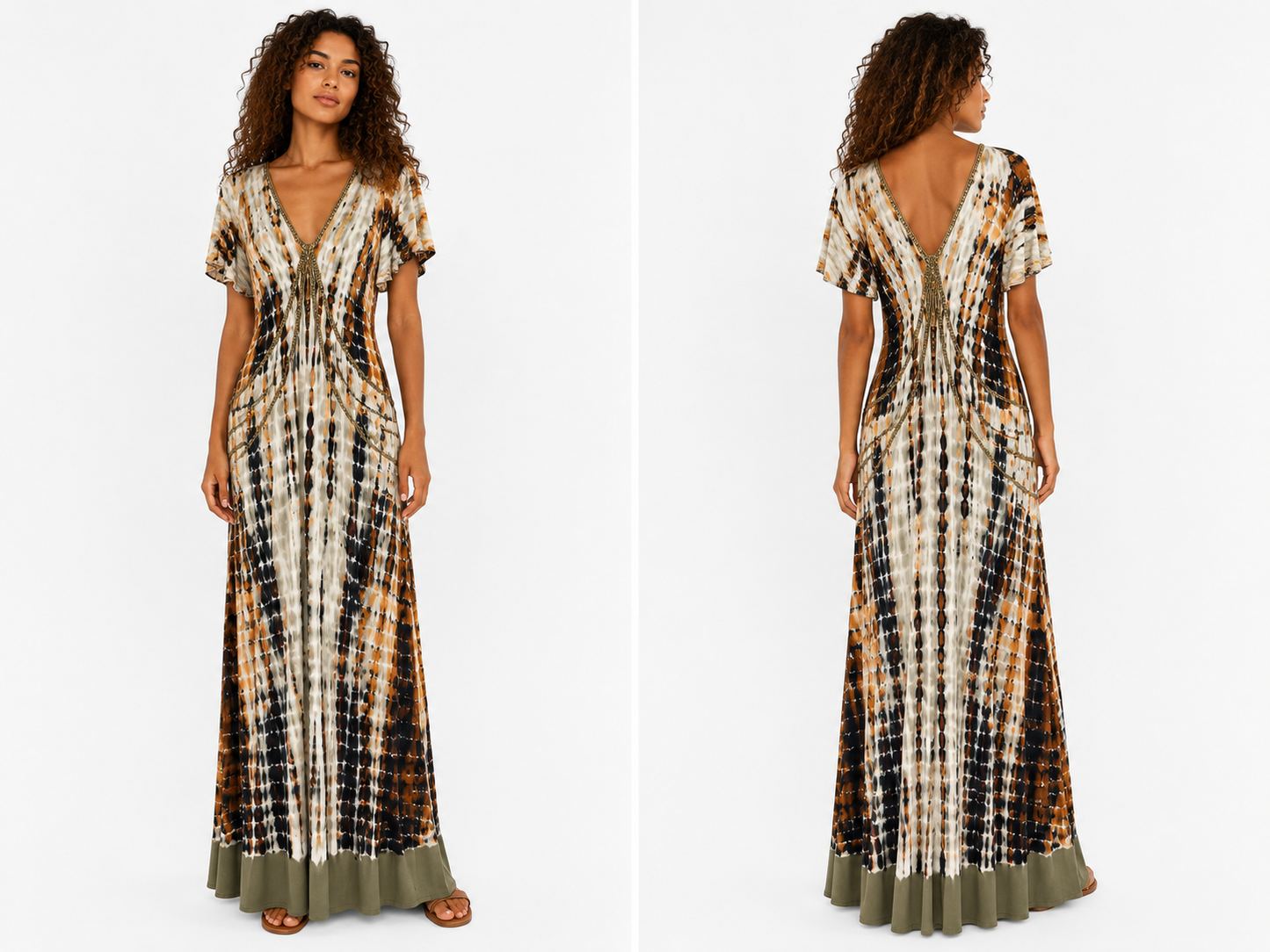 ROBE LONGUE TIE DYE