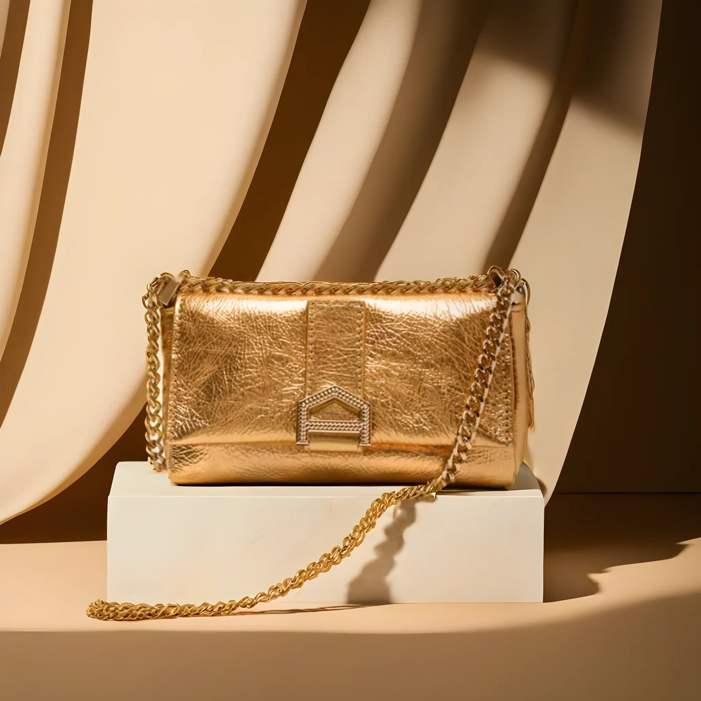 Petite pochette en lin.