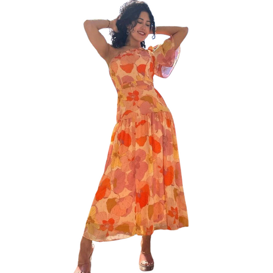 Robe Orange flower