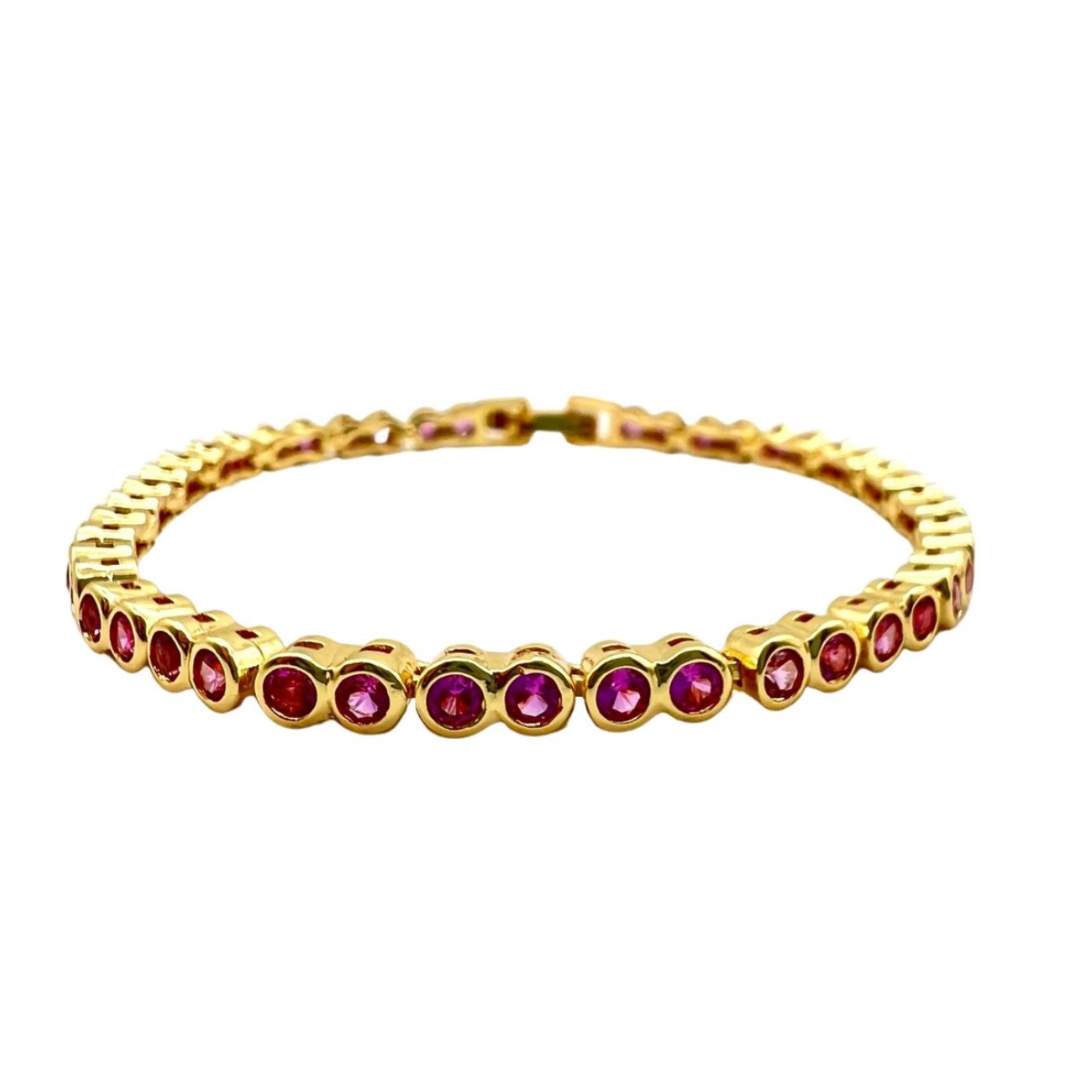 Bracelet saphir rose