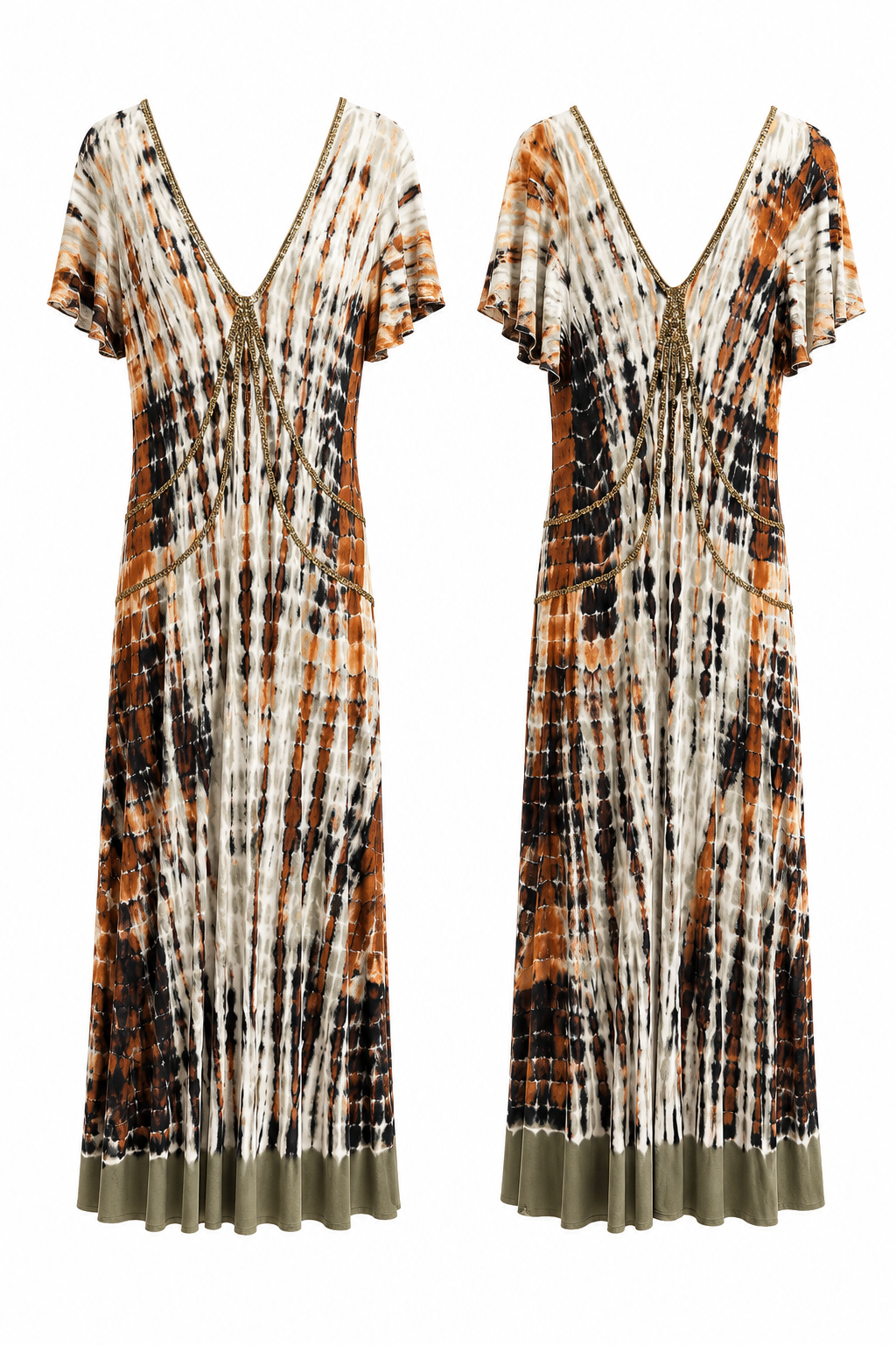 ROBE LONGUE TIE DYE