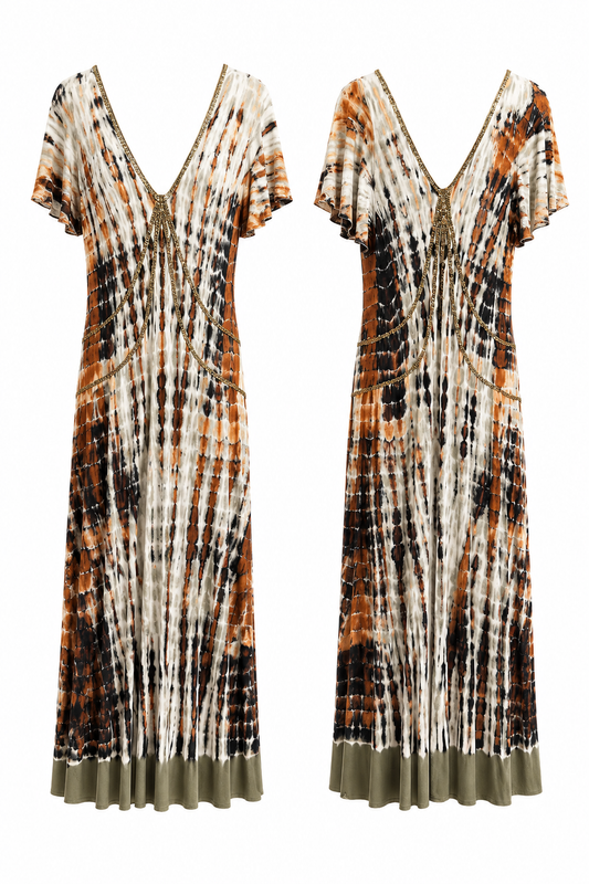 ROBE LONGUE TIE DYE