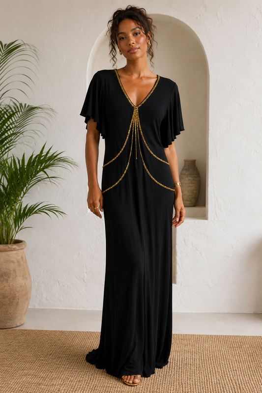 ROBE PLUM NOIR
