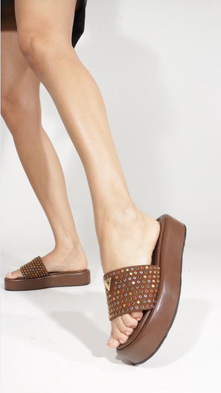 Sandales mules Perline plateforme