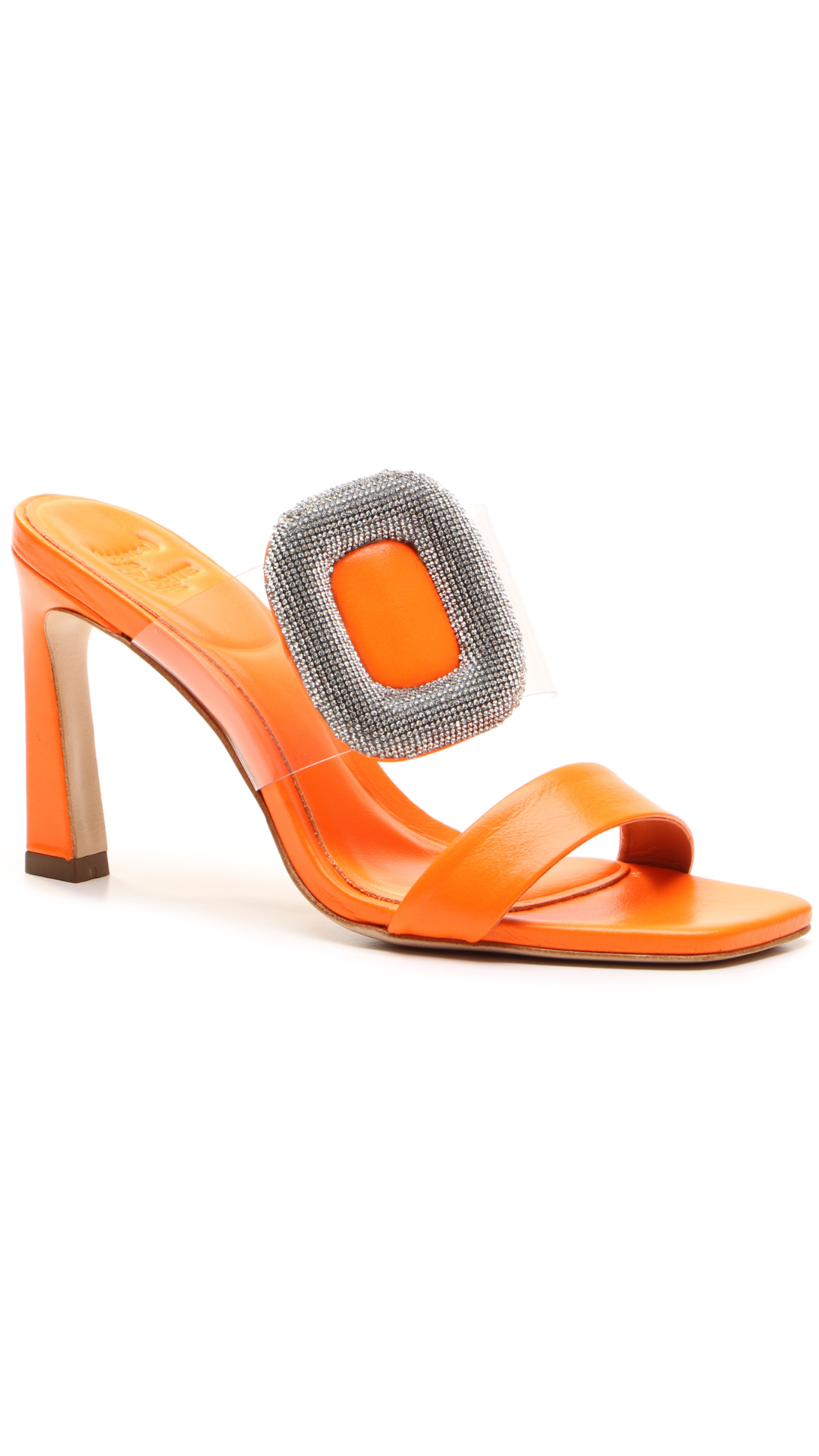 Mules à talons | Orange | VINCENZA