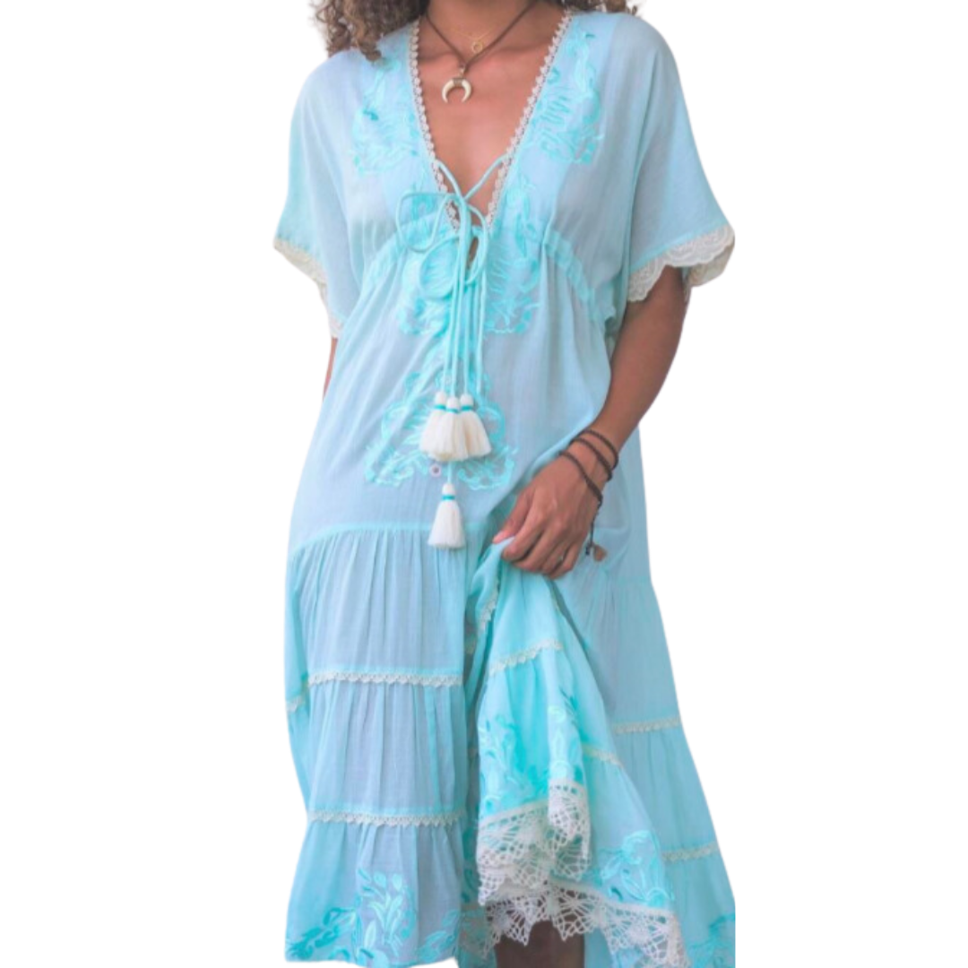 Robe longue AMAZONITE