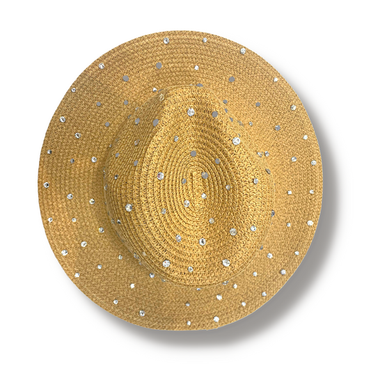 Chapeau avec strass